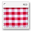 click here for red and white picnic plaid colored tablevogues