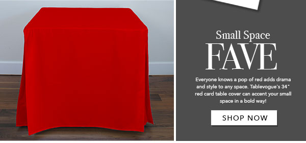 Tablevogue 34-inch Fitted Table Cover